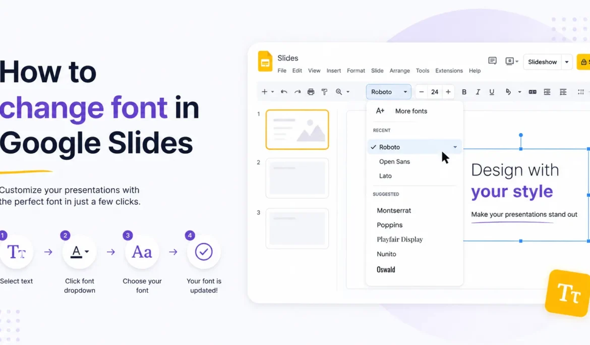 How to Change Font in Google Slides