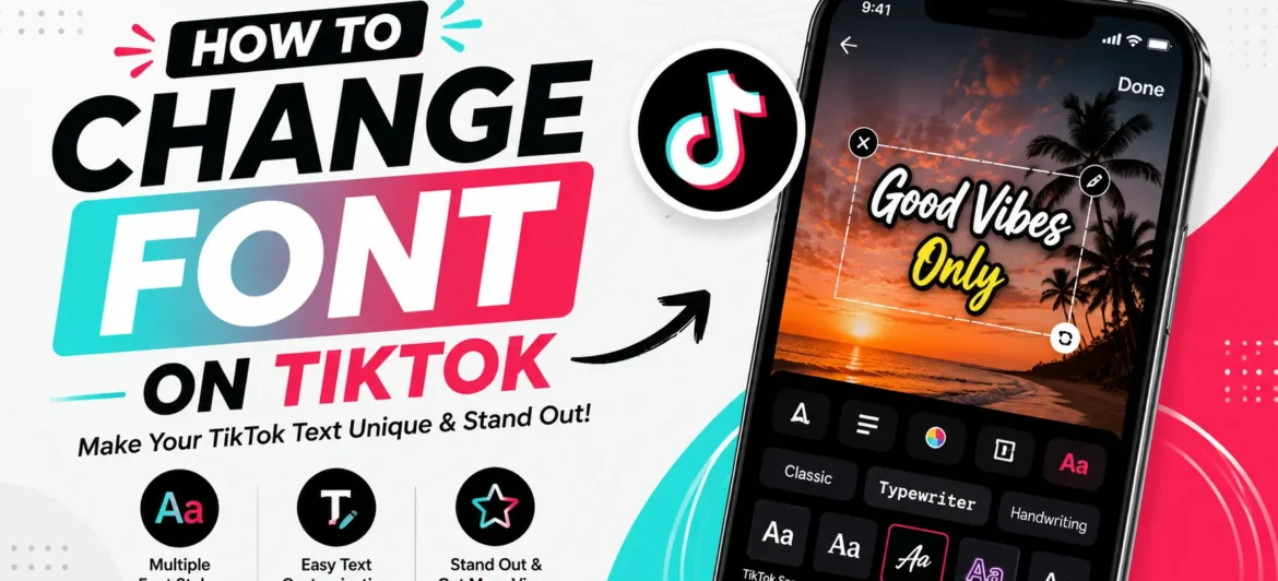 how to change font on tiktok