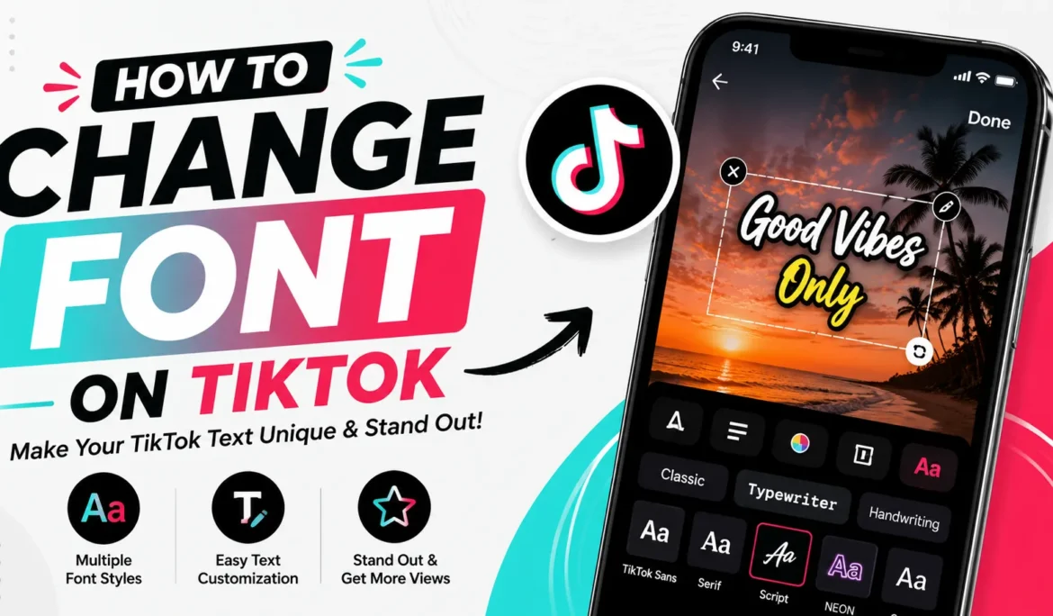 how to change font on tiktok